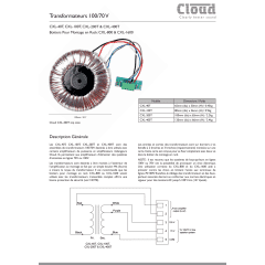 Transformateur de ligne 100V-7 photo du produit