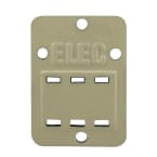 PSELEC PLAQUETTE ALU''ELEC'' photo du produit