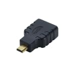 Adaptateur HDMI D M / A F - OR photo du produit