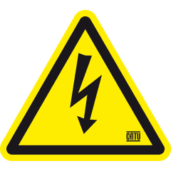 etiquette danger electrique photo du produit