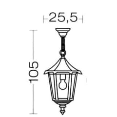 SUSPENSION MONACO CUIVRE-NR photo du produit