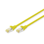 CAT 6A S-FTP LSZH, 0.25m, jaun photo du produit