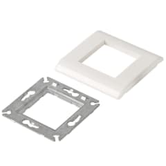 Support 2 modules - 80x80 mm photo du produit