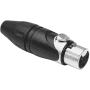 Fiche XLR f, 3 poles, Amphenol photo du produit