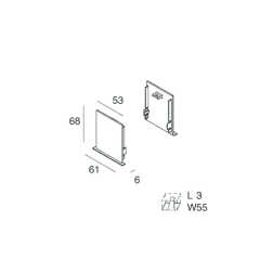 HERO C EMBOUTS 2 PIECES BLANC photo du produit