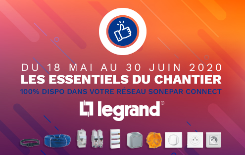 Banner présentation Legrand - Les essentiels du chantier
