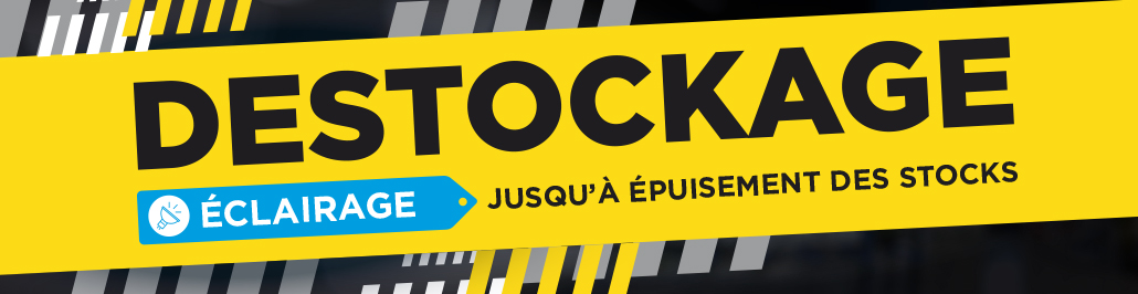 Bannière déstockage Eclairage 2020