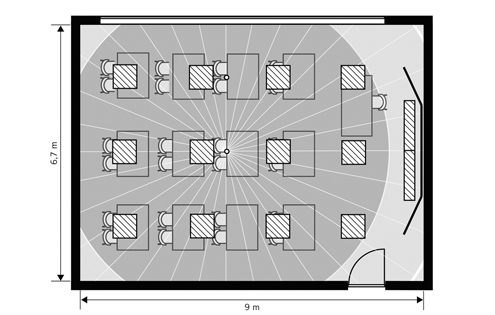 Solution luminaire Symbilogic Esylux