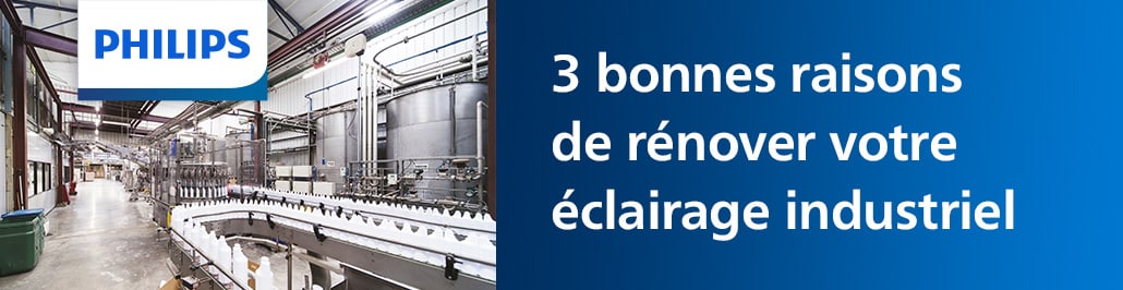 eclairage zones production industrie