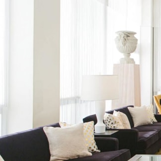 Chicago River North living room