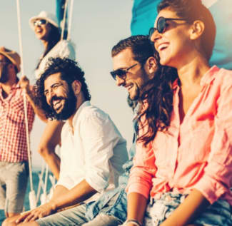 Yacht photo friends
