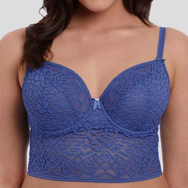 Soirée Lace Longline Denim FREYA