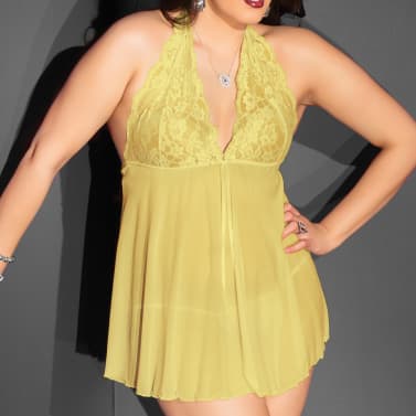 Babydoll Jaune COQUETTE