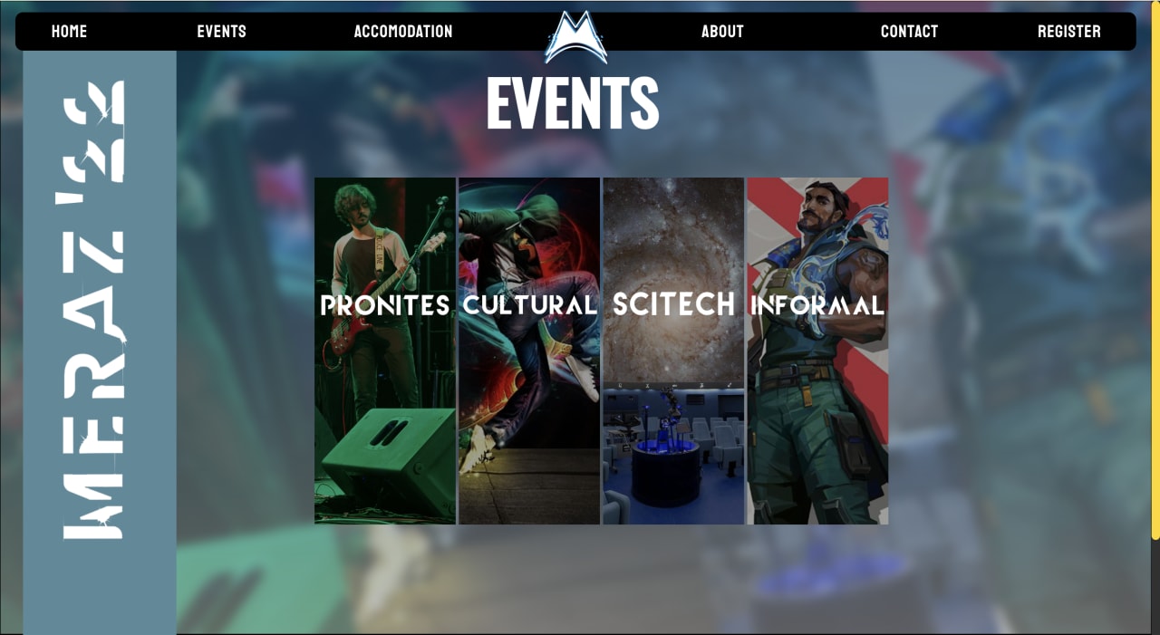 MERAZ 3.0 CULTURE FEST — WEBSITE