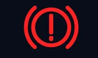 Symbol för Bromsfel