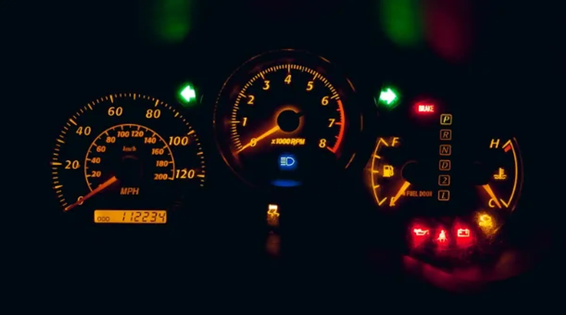 Varningssymboler i bil