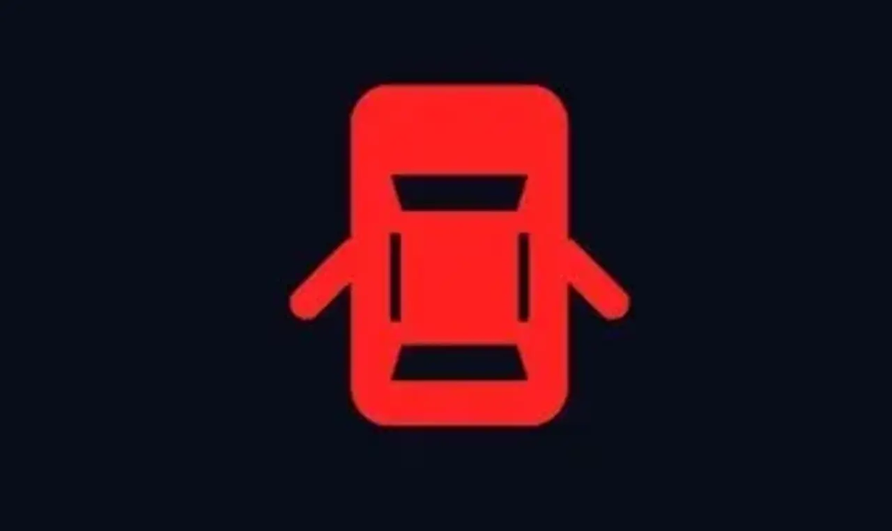 Symbol för Dörr/huv öppen