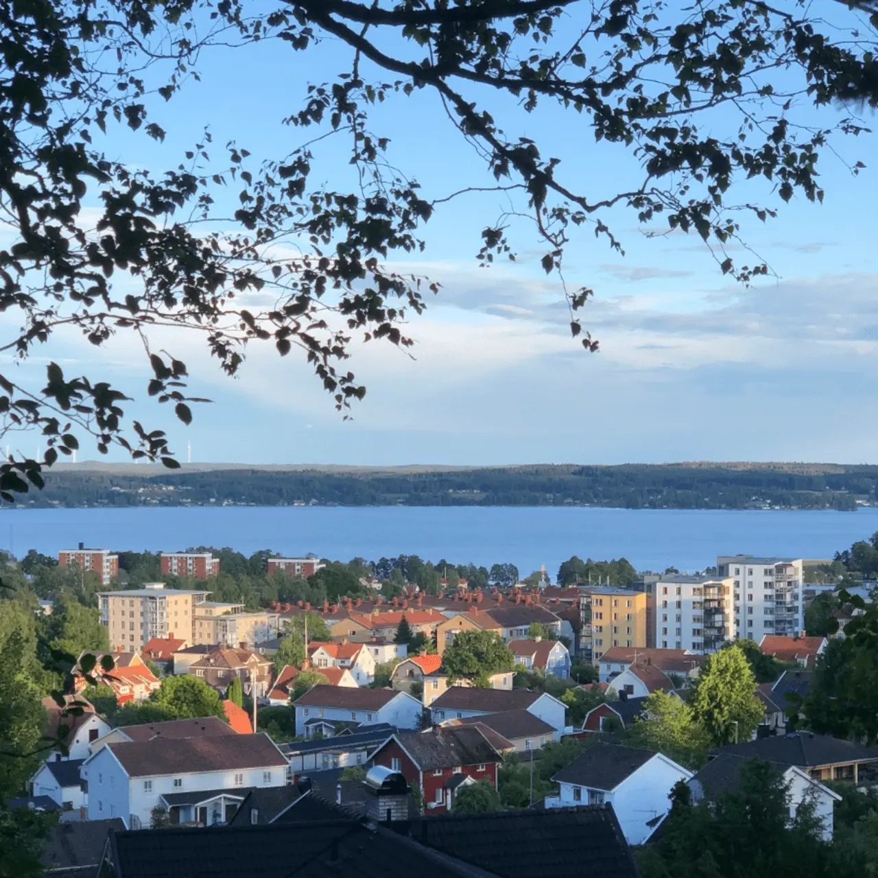 En vy över Karlskoga.