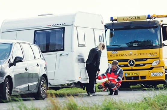 Campingsvogn Punktering