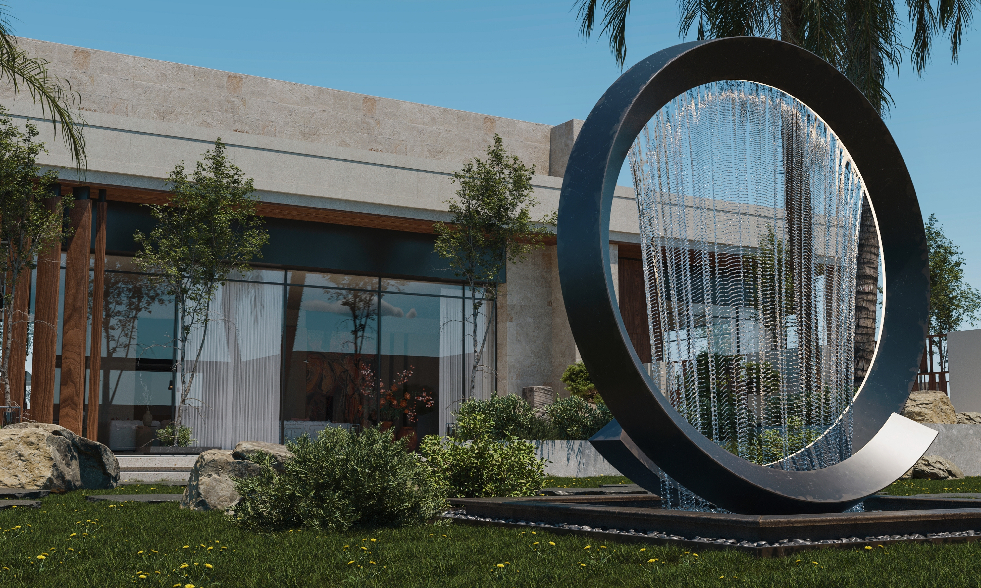 Desert Oasis Villa Morning