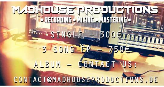 Recording Studio, Mix & Master - Madhouse Productions