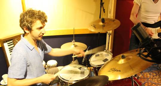 Live and studio drums.  - Lucas Crane