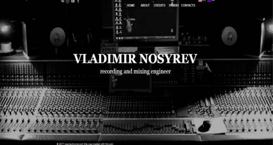Recording and Mixing engineer - Nosyrevmixing