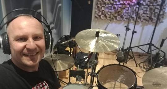 Recording drums - Branko Jemric Bumbar