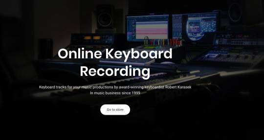 Keyboard tracks for your music - Online Keyboard Recording