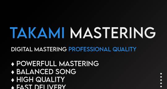 Professional Digital Mastering - Takami Mastering