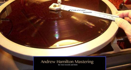 lacquer mastering and .wavs.   - Andrew Hamilton Mastering