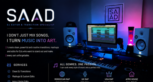I create professional DJ edits - SAAD