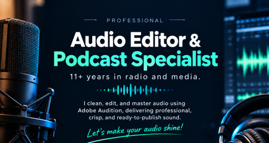 Specialize in audio editing - Salt Ishen