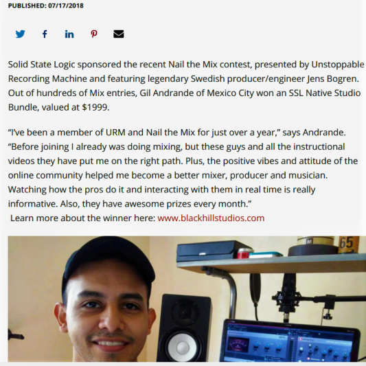 Gilbert Andrade on SoundBetter