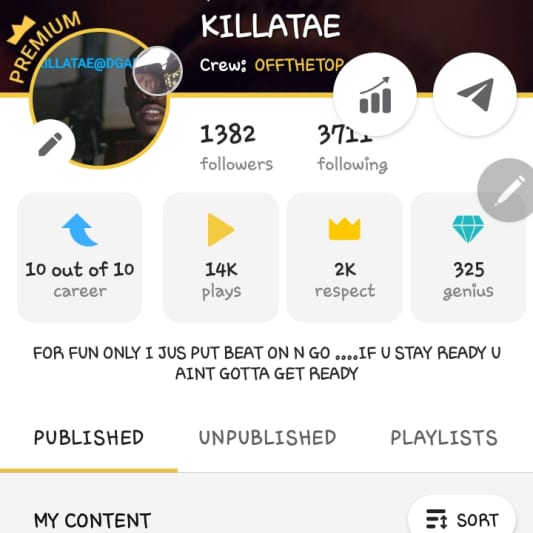 KILLATAE DGAF on SoundBetter