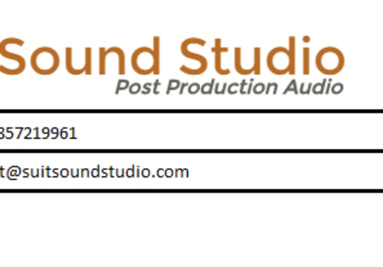 Suit Sound Studio on SoundBetter