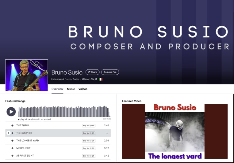 Bruno Susio on SoundBetter