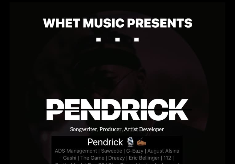 Pendrick on SoundBetter