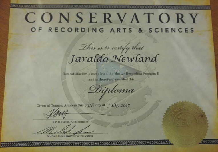 Jaraldo Newland on SoundBetter