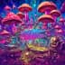 Electronic_dance_music_artist_lasers_robots_deejay_mushrooms