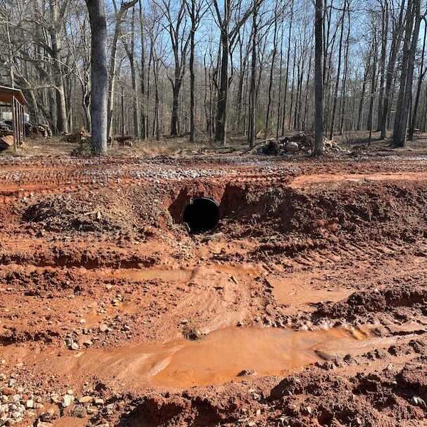 gravel driveway and construction installation process