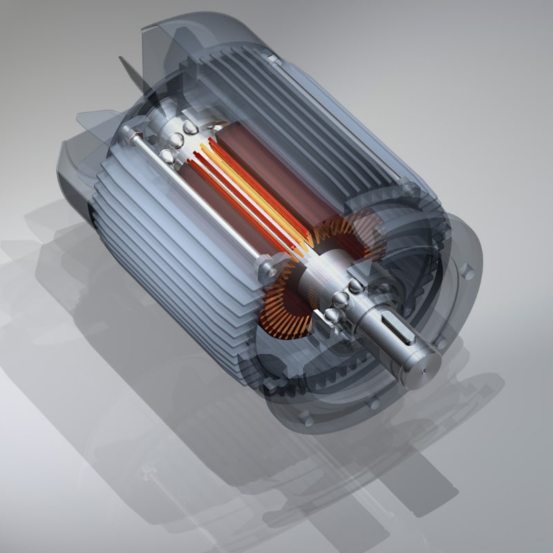 anatomy of an electric motor