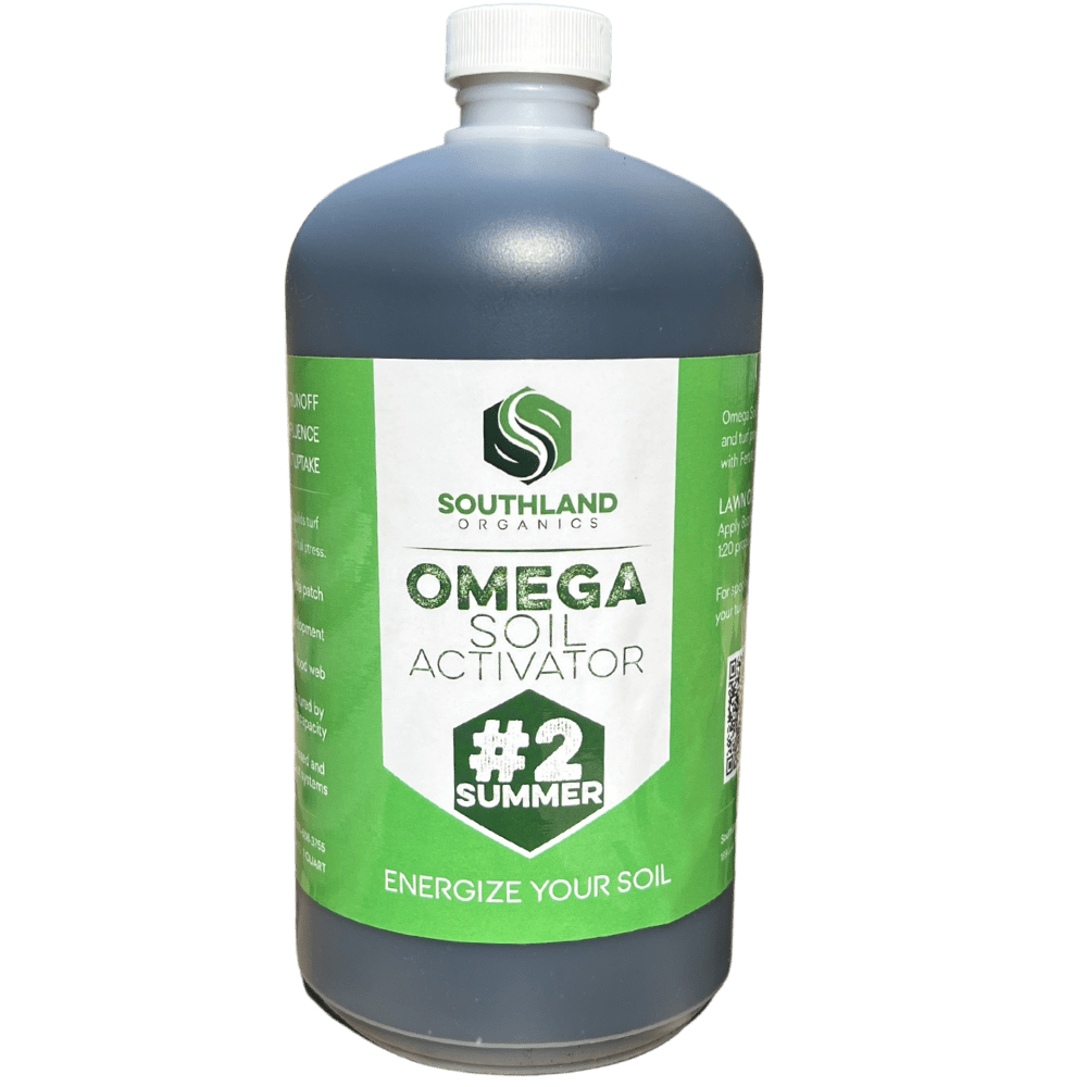 Omega organic lawn fertilizer soil activator