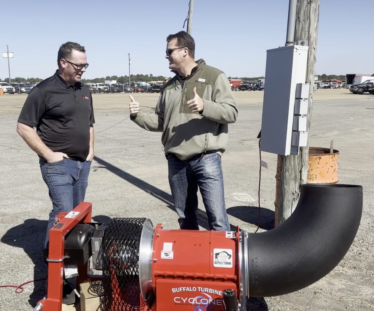 First-hand look at the Cyclone PTO Debris Blower