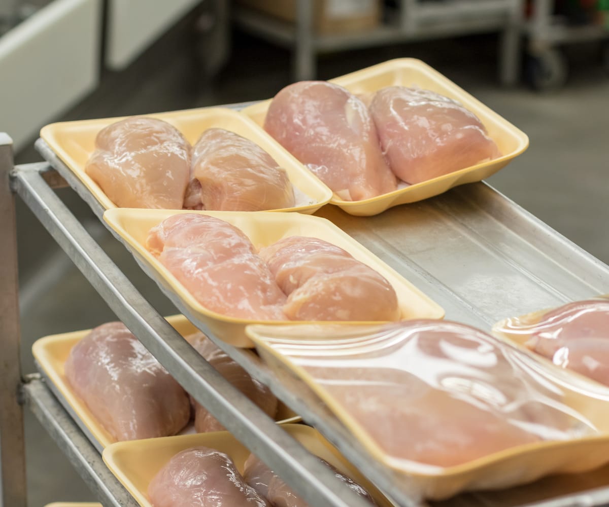 Natural and minimally processed chicken breast