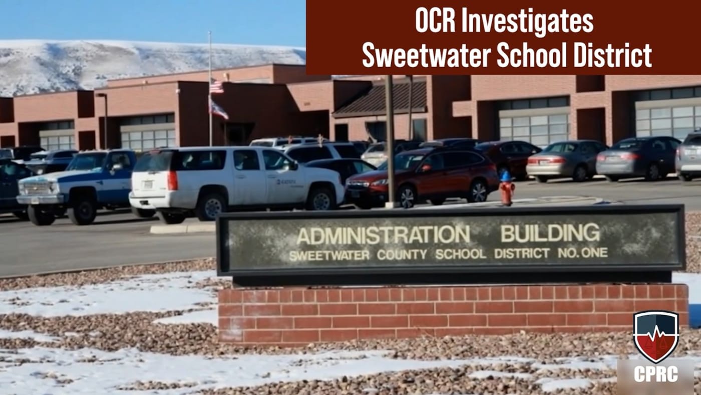 Staff attorney Ernie Trakas explains the OCR investigation into Sweetwater County School District