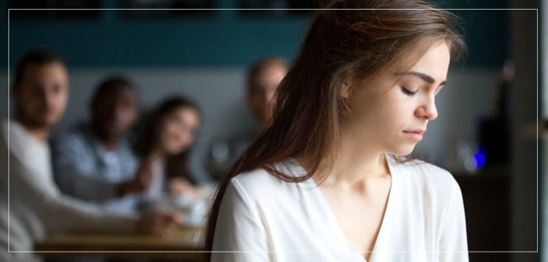 Teen experiencing distress