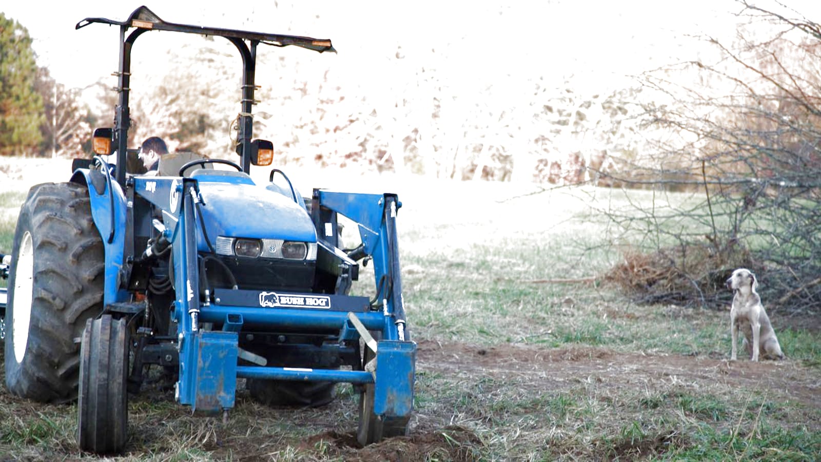 Aerial view of a Southland Organics partner farm in Athens, Georgia