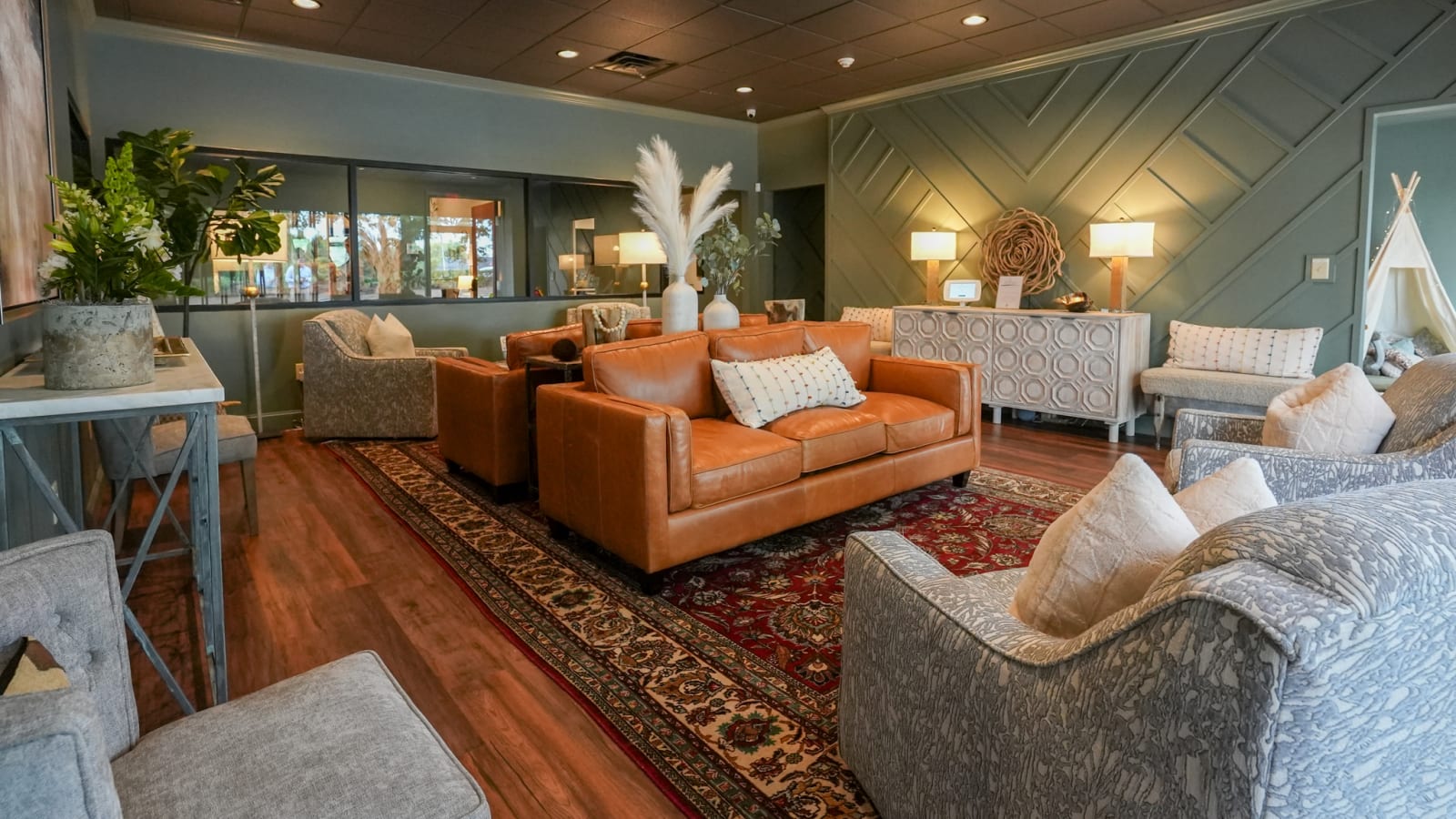 The lobby at our Athens office