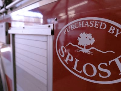 Fire truck purchased with SPLOST funds